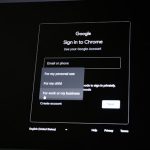 Google Login Page